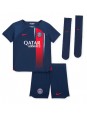 Paris Saint-Germain Kylian Mbappe #7 Domácí dres pro děti 2023-24 Krátký Rukáv (+ trenýrky)